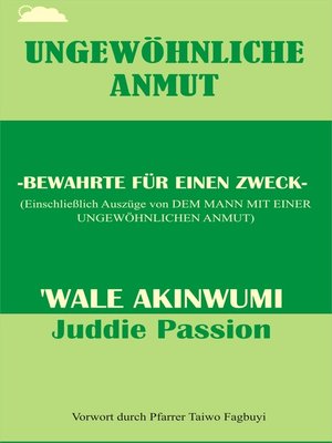 cover image of Ungewöhnliche Anmut